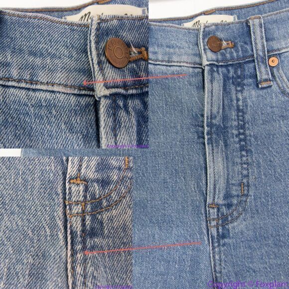 Madewell The Perfect Vintage Jean in‎ Ainsworth Wash, size 24 - Picture 12 of 16